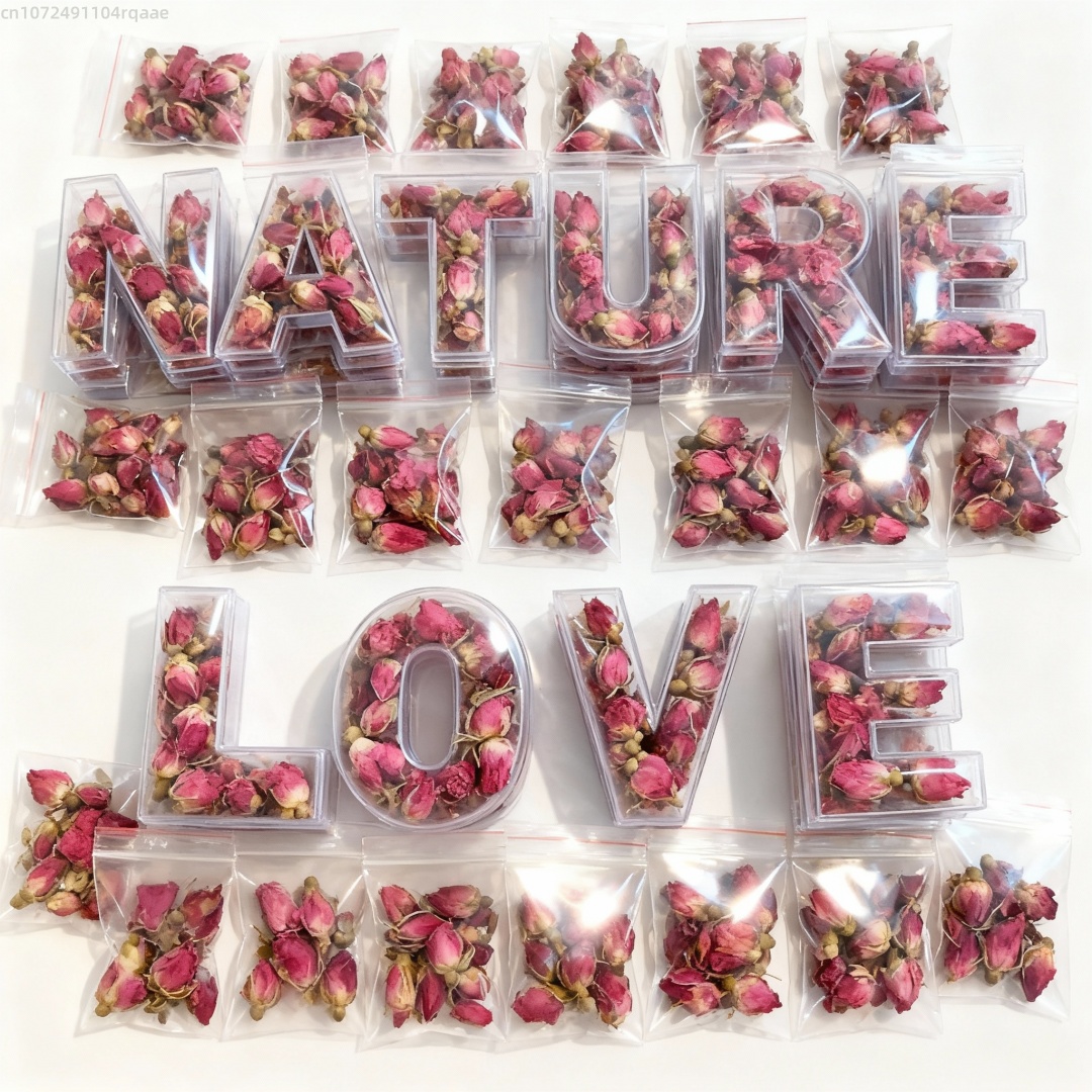 Candle Fragrance Supplies - 250/500g 천연 장미 말린 꽃 자스민