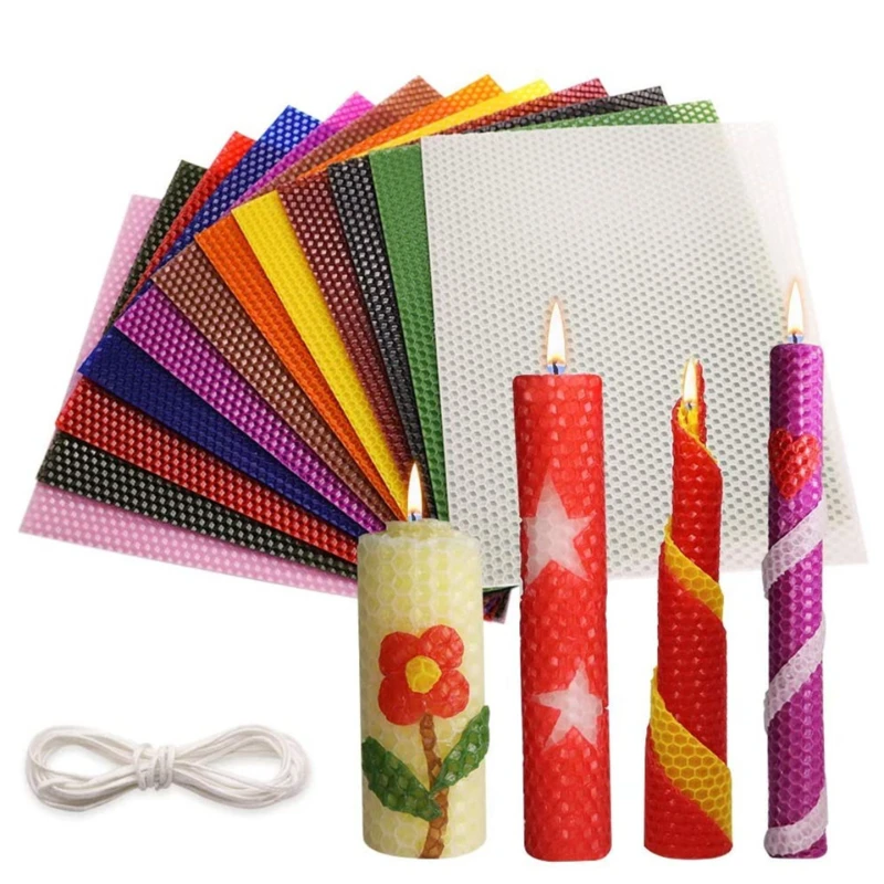 Beeswax Sheet Roll - 수제 DIY 벌집 왁스 시트, 부모-자녀
