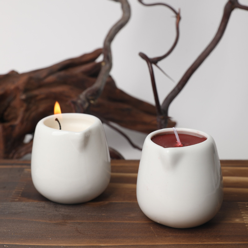 Candle Supplies Essential Oils - 여행 가방 세라믹 컵 캔들 휴일