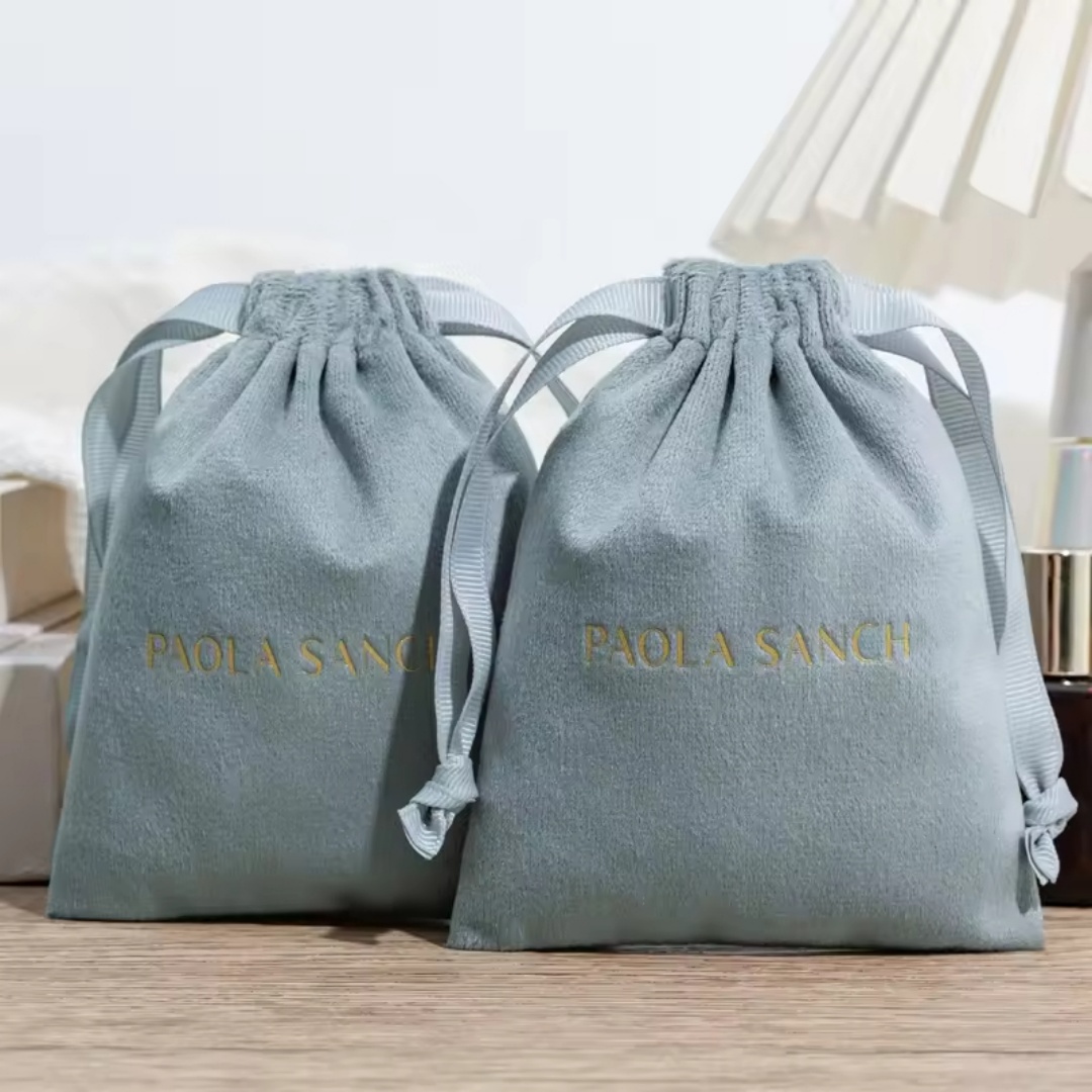 Candle Sachet - 맞춤형 로고 인쇄 고급 벨벳 더스트