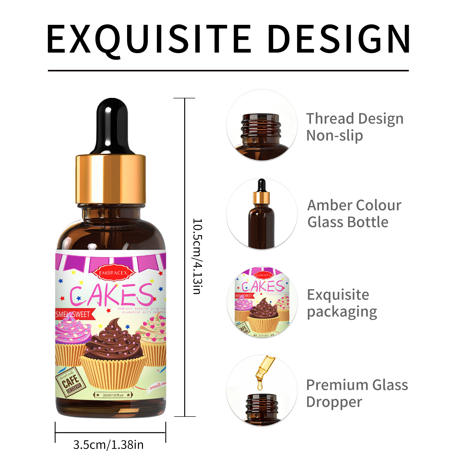 30ml 케이크 에센셜 오일 자동차 용품, 디퓨저용,  - Candle Supplies Essential Oils 리뷰 및 가격