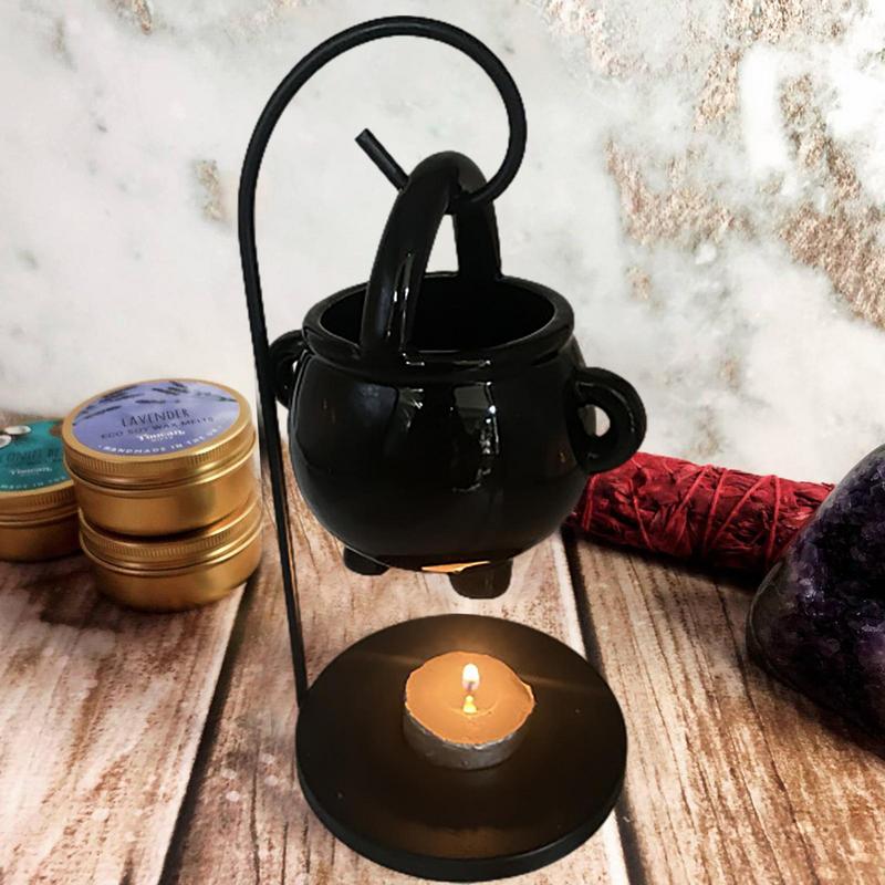 매달려 가마솥 왁스 버너 마녀 가마솥 냄비 캔들 홀더  - Candle Supplies Essential Oils 리뷰 및 가격