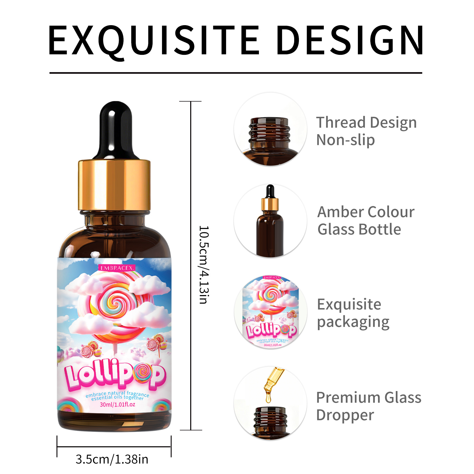 30ml 롤리팝 에센셜 오일 향기 자동차 방향제 오일, - Candle Supplies Essential Oils 리뷰 및 가격