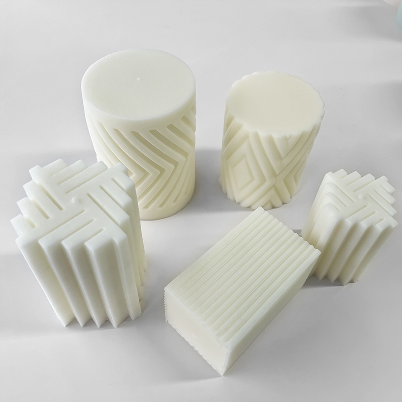 기하학적 원통형 향기 캔들 실리콘 몰드, DIY 석고  - Candle Fragrance Supplies 리뷰 및 가격