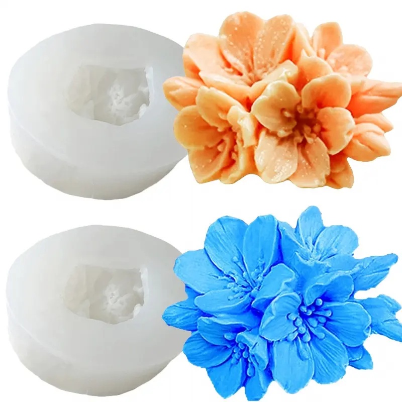 2개 실리콘 몰드 세트, 벚꽃 디자인, DIY 차량용  - Candle Fragrance Supplies 리뷰 및 가격