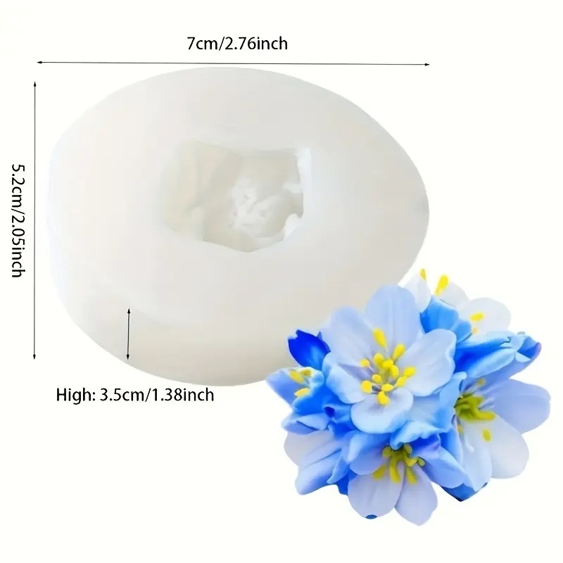 2개 실리콘 몰드 세트, 벚꽃 디자인, DIY 차량용  - Candle Fragrance Supplies 리뷰 및 가격