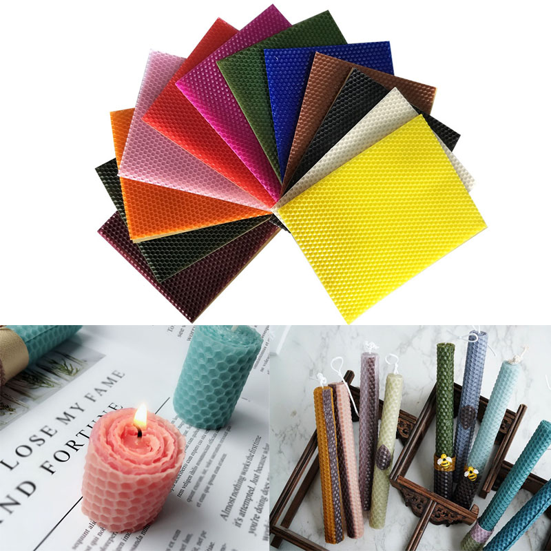 12pcs 15*20CM 밀랍 시트 캔들 롤 수제 DI - Beeswax Sheet Roll 리뷰 및 가격