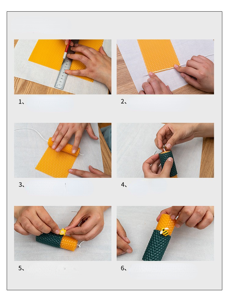 12pcs 15*20CM 밀랍 시트 캔들 롤 수제 DI - Beeswax Sheet Roll 리뷰 및 가격