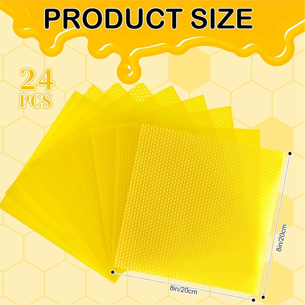 N94R 24개 비즈왁스 캔들 제작 키트, 8 X 8인 - Beeswax Sheet Roll 리뷰 및 가격